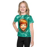 Child wearing Radiant Fairy Stares crew neck t-shirt.