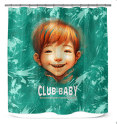 Enchanting Radiant Fairy Stares Shower Curtain in a Magical Bathroom Setting