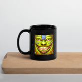 Rhythmic Rainforest Black Glossy Mug - Beyond T-shirts