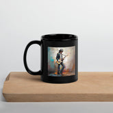 Rhythmic Repertoire Black Glossy Mug - Beyond T-shirts