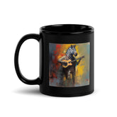 Rhythmic Resonance Black Glossy Mug - Beyond T-shirts