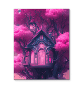 Salmon Treetop Wrapped Canvas Top Tee Front View