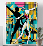 Elegant Balletic Style Sherpa Blanket in Cozy Setting