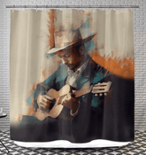 Shredding Showcase Shower Curtain - Beyond T-shirts