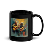 Shredding Symphony Black Glossy Mug - Beyond T-shirts