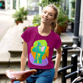 Singing Girl All-Over Print Crop Tee - Beyond T-shirts