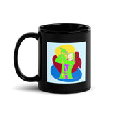 Singing Girl Black Glossy Mug - Beyond T-shirts