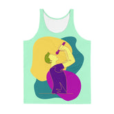 Singing Guy Unisex Tank Top - Front View