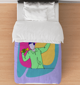 Singing Man Duvet Cover - Beyond T-shirts