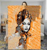 Sketch Symmetry Sherpa Blanket - Beyond T-shirts