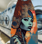 Sketching Serenity Laundry Bag Front View.