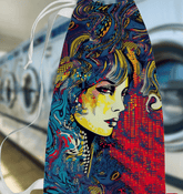 Sketching Style Laundry Bag Front View.