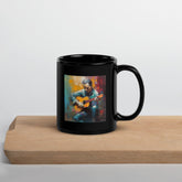 Soulful Strokes Black Glossy Mug - Beyond T-shirts