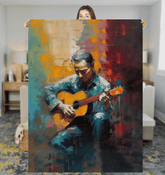 Soulful Strokes Sherpa Blanket - Beyond T-shirts