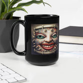 Spectral Symphony Black Glossy Mug - Beyond T-shirts