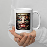 Spectral Symphony White Glossy Mug - Beyond T-shirts