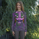Spectral Symphony Women's Rash Guard - Beyond T-shirts