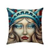 Stars And Stripes Forever Outdoor Pillow - Beyond T-shirts