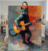 Strumming Sensation Sherpa Blanket - Beyond T-shirts