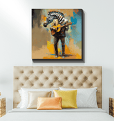Strumming Symphony canvas showcasing musical artistry