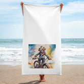 Animated Artist's Absorbent Bath Towel