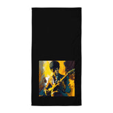 NS 822 luxury soft bath towel displayed on a serene bathroom counter.