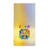 Snow Queen’s Palace luxurious white bath towel displayed elegantly.