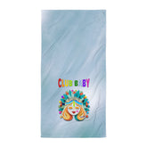 Twilight Fairy Dance plush bath towel with mystical design.