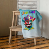 Image of a Woodland Creatures Premium Bath Towel with intricate animal designs.