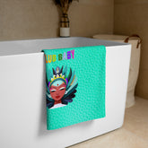 Once Upon a Time Premium Bath Towel with fairy tale illustrations