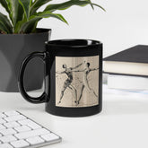 Sultry Women's Dance Style Black Glossy Mug - Beyond T-shirts