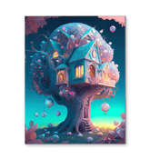 Sunset Summit Wrapped Canvas Tee Front View