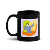 The Singing Black Glossy Mug - Beyond T-shirts