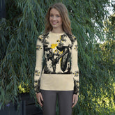 Train Hard, Fight Smart Women's Rash Guard - Front View