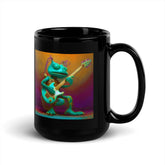 Tranquil Tides Black Glossy Mug - Beyond T-shirts