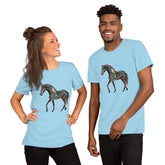 Equestrian Evening Elegance Unisex T-Shirt