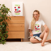 Spooky Spiderweb Unisex Staple T-Shirt front view