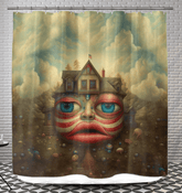 United We Thrive Shower Curtain - Beyond T-shirts