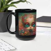 Urban Jungle Black Glossy Mug - Beyond T-shirts
