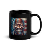USA Strong Black Glossy Mug - Beyond T-shirts