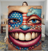 USA Unleashed Sherpa Blanket - Beyond T-shirts