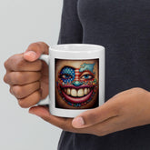 USA Unleashed White Glossy Mug - Beyond T-shirts