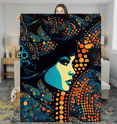 Visual Vibrancy Sherpa Blanket - Beyond T-shirts