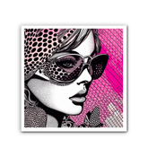 Visual Visions II modern wrapped canvas artwork on display