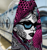 Stylish Visual Visions III patterned laundry bag for home use.