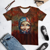 Whimsical Wonder Women's T-shirt in stylish design.