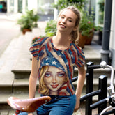 Whispers Of Wonder All-Over Print Crop Tee - Beyond T-shirts
