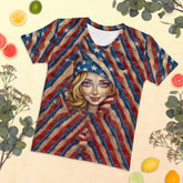 Whispers Of Wonder Women's T-shirt front view on model