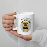 I Could Hug You Forever White Glossy Mug