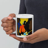 White Glossy Mug - NS 838 Front View